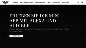 What Mini.de website looked like in 2023 (1 year ago)