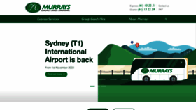 What Murrays.com.au website looked like in 2023 (1 year ago)