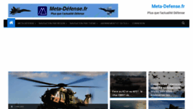 What Meta-defense.fr website looked like in 2023 (1 year ago)