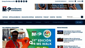 What Medicinaysaludpublica.com website looked like in 2023 (1 year ago)