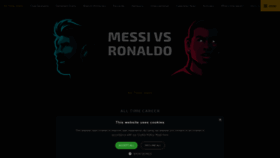What Messivsronaldo.app website looked like in 2023 (3 years ago)