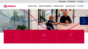 What Mijnantonius.nl website looked like in 2023 (1 year ago)