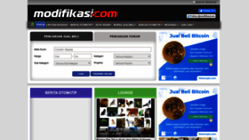 What Modifikasi.com website looked like in 2023 (1 year ago)