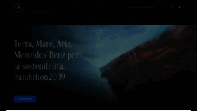 What Mercedes-benz.it website looked like in 2023 (2 years ago)