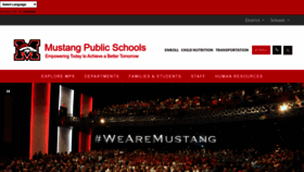 What Mustangps.org website looked like in 2023 (1 year ago)