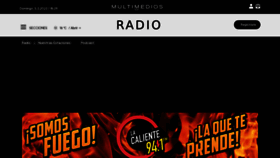 What Mmradio.com website looked like in 2023 (1 year ago)