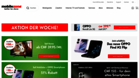 What Mobilezone.ch website looked like in 2023 (1 year ago)