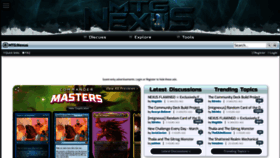 What Mtgnexus.com website looked like in 2023 (1 year ago)