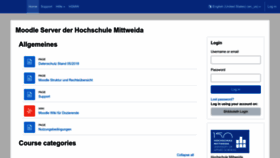 What Moodle.hs-mittweida.de website looked like in 2023 (1 year ago)