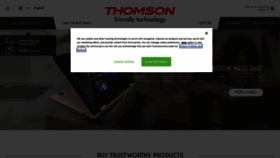 What Mythomson.com website looked like in 2023 (1 year ago)