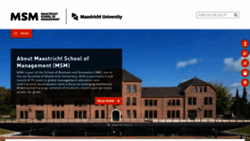 What Msm.nl website looked like in 2023 (1 year ago)