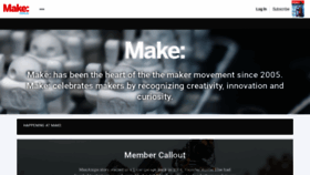 What Make.co website looked like in 2023 (2 years ago)