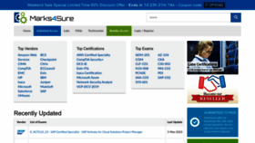 What Marks4sure.com website looked like in 2023 (1 year ago)