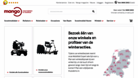 What Mangomobility.nl website looked like in 2023 (1 year ago)