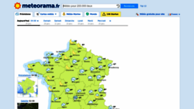 What Meteorama.fr website looked like in 2023 (1 year ago)