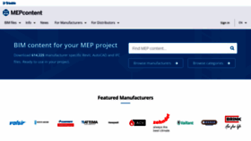 What Mepcontent.com website looked like in 2023 (1 year ago)