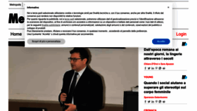 What Metropolisweb.it website looked like in 2023 (3 years ago)