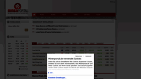 What Minenportal.de website looked like in 2023 (1 year ago)