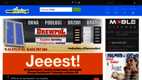 What Mamnewsa.pl website looked like in 2023 (1 year ago)