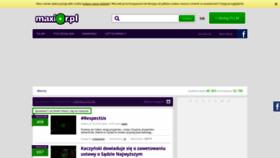 What Maxior.pl website looked like in 2023 (2 years ago)