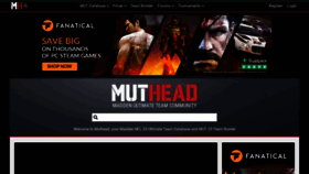What Muthead.com website looked like in 2023 (2 years ago)