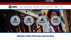 What Metrostlouis.org website looked like in 2023 (1 year ago)