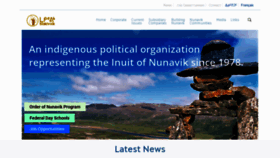 What Makivik.org website looked like in 2023 (1 year ago)
