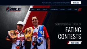 What Majorleagueeating.com website looked like in 2023 (1 year ago)