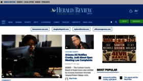 What Myheraldreview.com website looked like in 2023 (1 year ago)