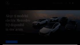 What Mercedes-benz.ro website looked like in 2023 (1 year ago)