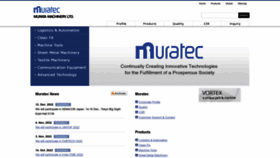What Muratec.net website looked like in 2023 (1 year ago)