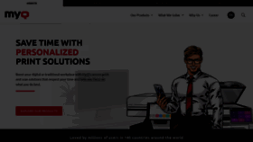 What Myq-solution.com website looked like in 2023 (1 year ago)