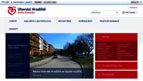 What Mesto-uh.cz website looked like in 2023 (1 year ago)