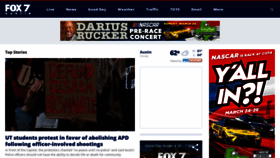 What Myfoxaustin.com website looked like in 2023 (1 year ago)
