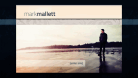 What Markmallett.com website looked like in 2023 (1 year ago)