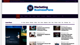 What Marketingbusinessplans.com website looked like in 2023 (1 year ago)