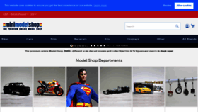 What Minimodelshop.com website looked like in 2023 (1 year ago)