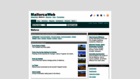 What Mallorcaweb.net website looked like in 2023 (1 year ago)