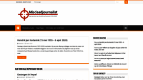 What Misdaadjournalist.nl website looked like in 2023 (1 year ago)