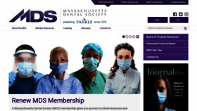 What Massdental.org website looked like in 2023 (1 year ago)