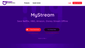 What Mystreamdownloader.com website looked like in 2023 (1 year ago)