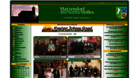 What Matzendorf.at website looked like in 2023 (3 years ago)