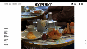 What Modestmood.com website looked like in 2023 (1 year ago)