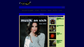 What Musikansich.de website looked like in 2023 (1 year ago)