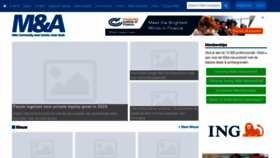 What Mena.nl website looked like in 2023 (1 year ago)