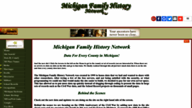 What Mifamilyhistory.org website looked like in 2023 (1 year ago)