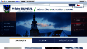 What Mubruntal.cz website looked like in 2023 (1 year ago)