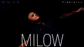 What Milow.com website looked like in 2023 (1 year ago)