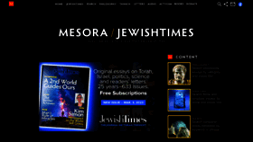 What Mesora.org website looked like in 2023 (1 year ago)