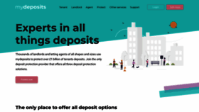 What Mydeposits.co.uk website looked like in 2023 (1 year ago)